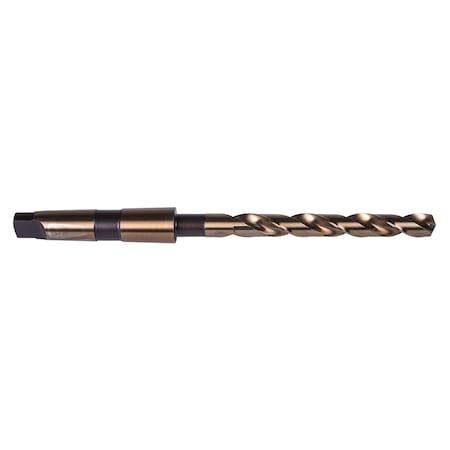 Precision Twist Drill HSS-E Bronze 135° Taper Shank Drill Jobber ANSI 1.1/64 inch 021401